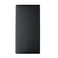 POWERDESK Hliníková powerbanka s kapacitou 8000 mAh, černá