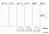 Pracovní kalendář 2026, stolní kalendář