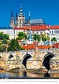 Praha 2026, nástěnný kalendář, prodloužená záda