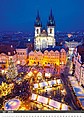 Praha 2026, nástěnný kalendář, prodloužená záda
