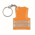Přívěšek na klíče ve tvaru reflexní vesty, fluo oranžová