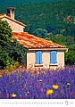 Provence 2025, nástěnný kalendář, prodloužená záda