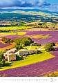 Provence 2026, nástěnný kalendář, prodloužená záda