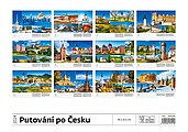Putování po Česku 2026, nástěnný kalendář, prodloužená záda
