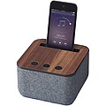 Reproduktor Shae Fabric a Wood Bluetooth®, šedá