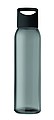 RIPUANA Skleněná láhev s plastovým uzávěrem, 470ml, černá