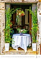 Romantic Corners 2026, nástěnný kalendář, prodloužená záda