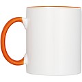Sada čtyř hrnků pro sublimaci, objem 330 ml, tmavě oranžová