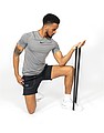 Sada cvičících odporových pásů pro fitness, šedá