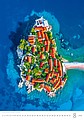 Sailing 2026, nástěnný kalendář, prodloužená záda