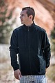 SCHWARZWOLF BESILA pánská fleece mikina, černá XXXL
