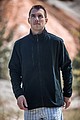 SCHWARZWOLF BESILA pánská fleece mikina, černá XXXL