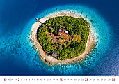 Sea 2026, nástěnný kalendář, prodloužená záda