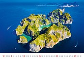 Sea 2026, nástěnný kalendář, prodloužená záda