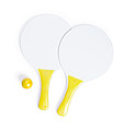 Set na plážový tenis, bílo žlutý