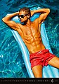 Sexy Boys 2026, nástěnný kalendář, prodloužená záda