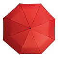 Skládací deštník, automatický, větruodolný, pr. 97cm, červený