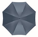 Skládací pongee deštník, průměr 107 cm, modrošedá