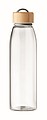 Skleněná 500 ml láhev, transparentní