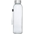 Skleněná láhev na pití, 500ml, s neoprenovým obalem, bílá