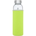 Skleněná láhev na pití, 500ml, s neoprenovým obalem, limetková