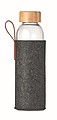 Skleněná láhev na pití 500ml, s RPET rukávem