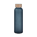 Skleněná láhev na pití, 500ml, transparentní černá