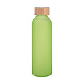 Skleněná láhev na pití, 500ml, transparentní světle zelená