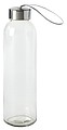 Skleněná láhev na pití, 500ml, transparentní