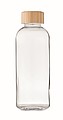 Skleněná láhev s bambusovým víčkem, 650ml