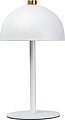Stolní lampa z nerezové oceli, bílá