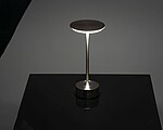 Stolní lampa z nerezové oceli, šedá