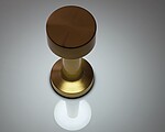 Stolní lampa z nerrzové oceli s baterií, růžová