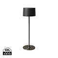 Stolní lampa z recyklovaného plastu, antracitová