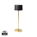 Stolní lampa z recyklovaného plastu, zlatá