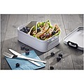 Středně velký lunchbox, bílý