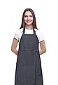 SULA Zástěra z recyklovaného denimu, tmavě modrá