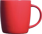 TEGATO Barevný keramický hrnek, 300 ml, červená