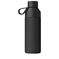 Termo láhev na pití, 500ml, z recyklovaných materiálů, černá