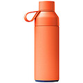 Termo láhev na pití, 500ml, z recyklovaných materiálů, oranžová
