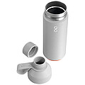 Termo láhev na pití, 500ml, z recyklovaných materiálů, šedá