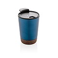 Termohrnek s korkovým dnem, 300ml, modrý