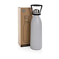 Termoska 1,5l ve tvaru plastové láhve, bílá