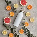 Termoska 500ml, s poutkem, bílá