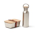 Termoska 500ml, s poutkem, stříbrná