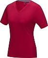 Tričko ELEVATE KAWARTHA LADIES V-NECK červená S