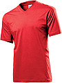Tričko STEDMAN CLASSIC V-NECK červená L