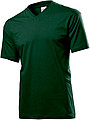 Tričko STEDMAN CLASSIC V-NECK tmavě zelená S