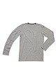 Tričko STEDMAN CLIVE (LONG SLEEVE) tmavě šedý melír M