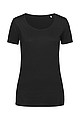 Tričko STEDMAN FINEST COTTON WOMEN černá L